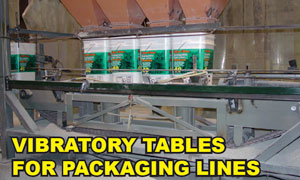 Tables for Packaging Lines